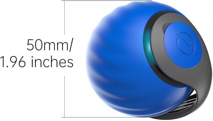 Petgravity Speedy Sprint Ball Toy for Cat Type-C Rechargeable Interactive Cats Toy Blue