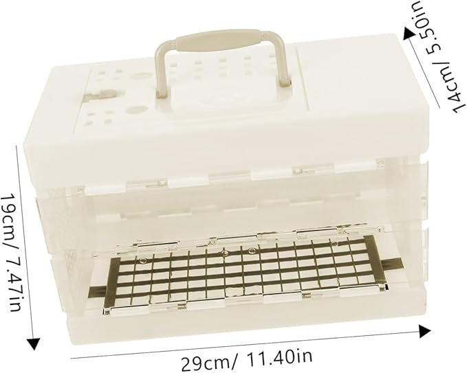 POPETPOP Parakeet Cage Bird Travel Carrier Small Bird Cage for Outdoor Activities