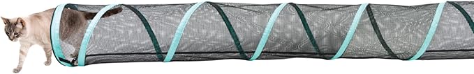 Kitty City Outdoor Catio Furniture and Play Kits for Cats, 20' Tunnel