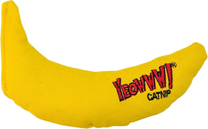 Yeowww! Catnip Toy, Yellow Banana