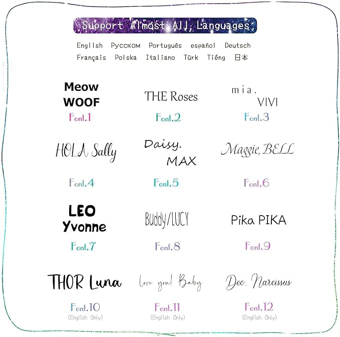 HM001 Cats Dogs ID Tags Personalized Lovely Symbols Pets Collar Name Accessories Custom Engraved Supplies for Four Legged Child Necklace Chain Anti-Lost Metal Simple Charm (Shiny Brass, Small 0.94")