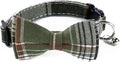 SuperBuddy Dog Collar, Adjustable Dog Collar with Bowtie, Pet Collar for Dog Soft Bowtie Dog Collars for Small Medium Large Pet