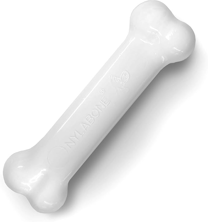 Nylabone Original Bone Power Chew Toy for Dogs, Durable & Tough Dog Toys for Aggressive Chewers, Chicken Flavor, Small - Up to 25 Ibs, 1 Count