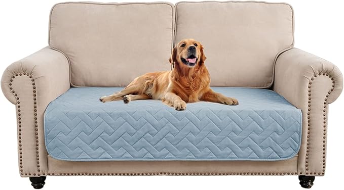 fuguitex Waterproof Dog Bed Cover Couch Cover for Pet Anti-Slip Cat Mat Pet Pad Blanket for Sofa Chair Recliner Bed Furniture Protrctor