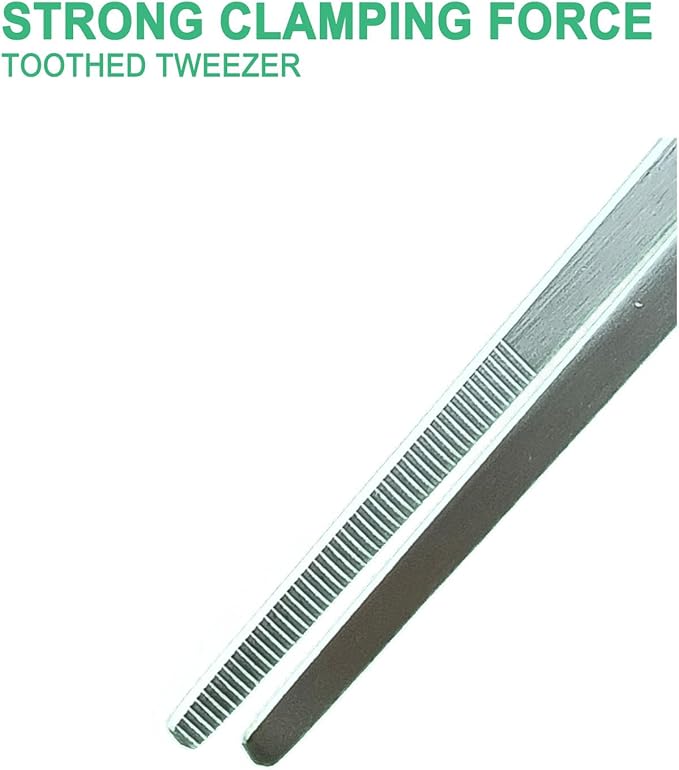 2pcs 18.9 inch Aquarium Tweezers with Hanger, 2025 New Extra Long Feeding Tongs, Stainless Steel Large Aquascape Tools for Fish Tank, Terrarium，Aquascaping, Reptile Snake (Curved & Straight)