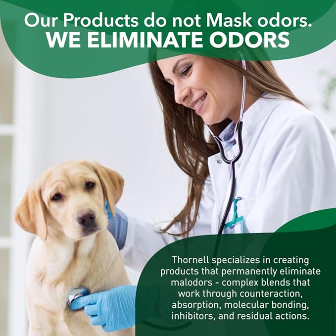 Odorcide, Thornell KOE Kennel Odor Eliminator Concentrate, Great for Cages, Runs, Floors & More, Pet Odor Eliminator for Home & Kennel w/Safe, Non-Enzymatic Formula, 16 oz, White – Not A Spray Bottle