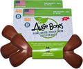 2-Pack Non-Toxic Dog Toys - Sustainable Bacon Flavored Dog Chew Toys for Aggressive Chewers - Plant-Based Bioplastic Pet Toys - Made in The USA (Mighty)