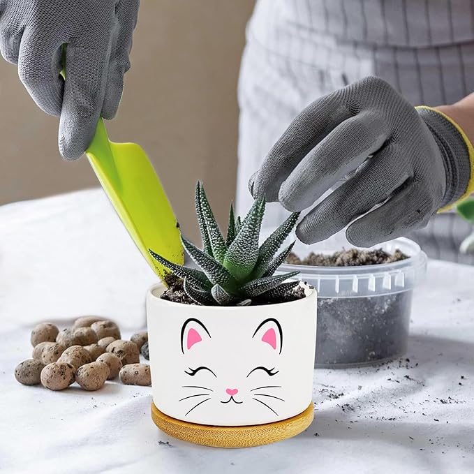Window Garden Cat Planter Pots,Cat Loves Gifts for Women/Men/Housewarming/Wedding/Festival Birthday Gifts Planter Pots,Outdoors/Indoors,Window Decor,Garden Decor,Yard Decor,Home Decor,Office
