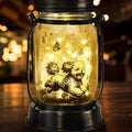 kyoryuger Bichon Dog Gifts for Women/Men Bichon Frise Solar Lanterns Birthday Dog Lovers Lantern Pet Loss Dog Memorial Lights Solar Garden Decoration for Yard, Patio,Backyard,Porch Torches Light