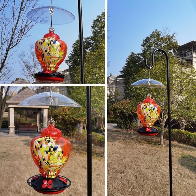 8" Mini Rain Cover for Bird Feeder/House - Clear Small Protective Dome Guard Against Rain/Snow/Sun - Dia. 20CM