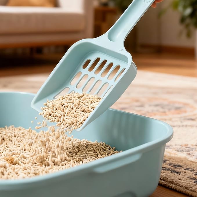 Cat Litter Scoop Litter Scooper Cat Scooper Deep Shovel Cat Litter Scoops Metal Cat Litter Scoop Sifting Shovel for Cat Litter Box