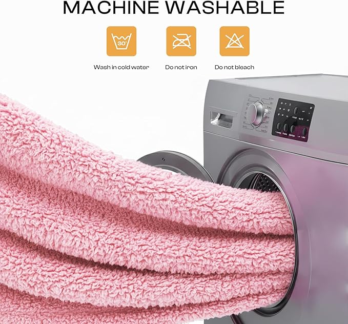 Luciphia 1 Pack 3 Calming Dog Blanket Fluffy Premium Fleece Pet Blankets Soft Sherpa Throw for Dogs Puppy Cat Pink Small (23" x16")