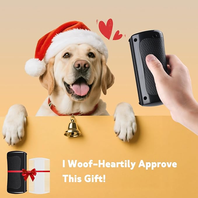 Deshedding Dog Brush & Pet Hair Remover Comb – Grooming Tool for Cats, Dogs, Rabbits, Horses, Hamsters | Itching Relief & Gift for Pet Lovers