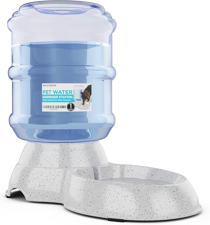 Automatic Pet Waterer Dispenser with BPA-Free Design – 1 Gallon Capacity, Convenient Waterer Solution Ideal for Dogs and Cats Small and Large Pets