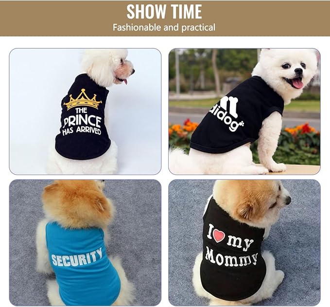 Customized Dog Shirt for Small Medium Large Dogs Personalized with Photo Text Logo Name T-Shirt Summer Breathable Clothes, XL