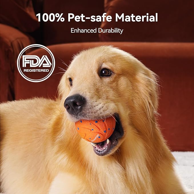Cheerble Smart Interactive Dog Toy, Wicked Ball AIR, Automatic Moving, Bouncing, Rotating, IPX7 Waterproof Rating, Active Rolling Ball for Medium and Large Dogs