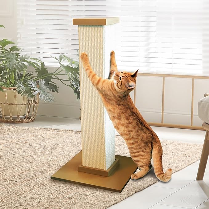 SmartCat Pioneer Pet Ultimate Scratching Post (Beige)