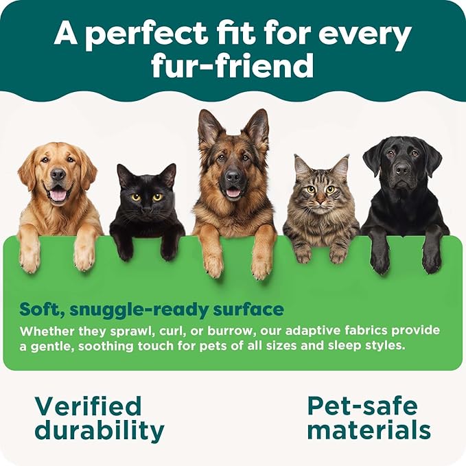 FurHaven Replacement Dog Bed Cover, Contour Luxe Lounger Design, Soft & Breathable Fabric for Cozy Comfort, Machine Washable, Jumbo XL, Ultra Plush Faux Fur & Suede, Chocolate