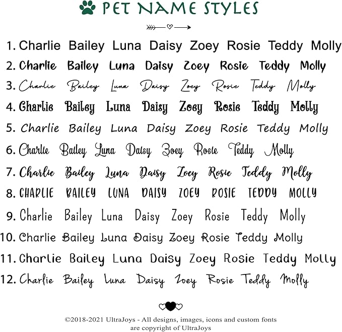 Ultra Joys Dog Tags Personalized for Pets - Hollow Paw Custom Pet ID Tag - Engraved Dog Tag for Small, Large Dogs - Large Round in Gold