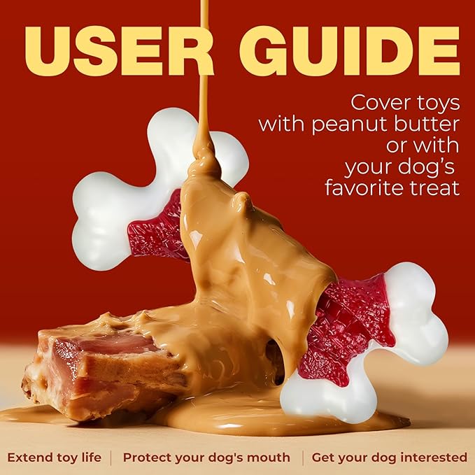 10-Pack Tough Dog Toys, Toys for Aggressive Chewers Large Breed, Chew Dogs, Bone Toy Nylon Dogs Almost Indestructible