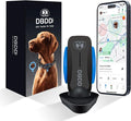 Dog GPS Tracker, Smart Waterproof Tracker with Real-Time Location, Escape Alerts, Activity Monitor, iOS & Android Compatible, for Dogs 40 lbs+ (Black)
