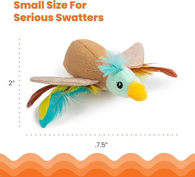 Catstages Flapperz Duck Plush Interactive Catnip Cat Toy