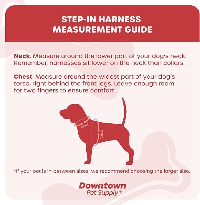 Downtown Pet Supply Step in Dog Harness No Pull, X-Large, Titanium - Adjustable Harness with Padded Mesh Fabric and Reflective Trim - Buckle Strap Harness for Dogs