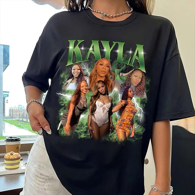 NAZENTI Custom Bootleg Rap Tee, Custom T-Shirts with Picture, Retro Custom Bootleg, Valentine's Gifts for Him Her