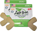 2-Pack Non-Toxic Dog Toys - Sustainable Roasted Peanut Butter Flavored Dog Chew Toys for Aggressive Chewers - Plant-Based Bioplastic Pet Toys - Made in The USA (Mini)