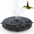 Solar Fountain, Floating Solar Powered Water Fountain Pump for Bird Bath, Garden, Pond, Pool, Outdoor (1W)