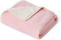 Bedsure Waterproof Blanket for Bed - Sherpa Fleece Waterproof Dog Blankets for Large Dogs, Pet Blankets for Bed/Couch/Dog Crate, Soft Plush Reversible Furniture Protector, Twin Size, 80"x60", Pink