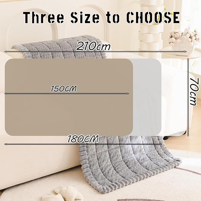 Sofa Cover Fuzzy Couch Cover for Pet, Couch Covers for Dogs Washable Non-Slip Sofa Slipcover Cushion Protector Pets Friendly Mat Bed