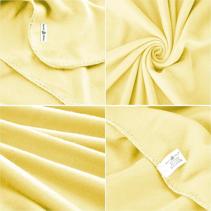Fleece Throw Blankets Bulk Fleece Blankets Solid Wholesale Lightweight Warm Soft for Pet Bed Sofa Couch Office Wedding Gifts Travel Seasons Assorted #11 50x60 Inches Pack of 6