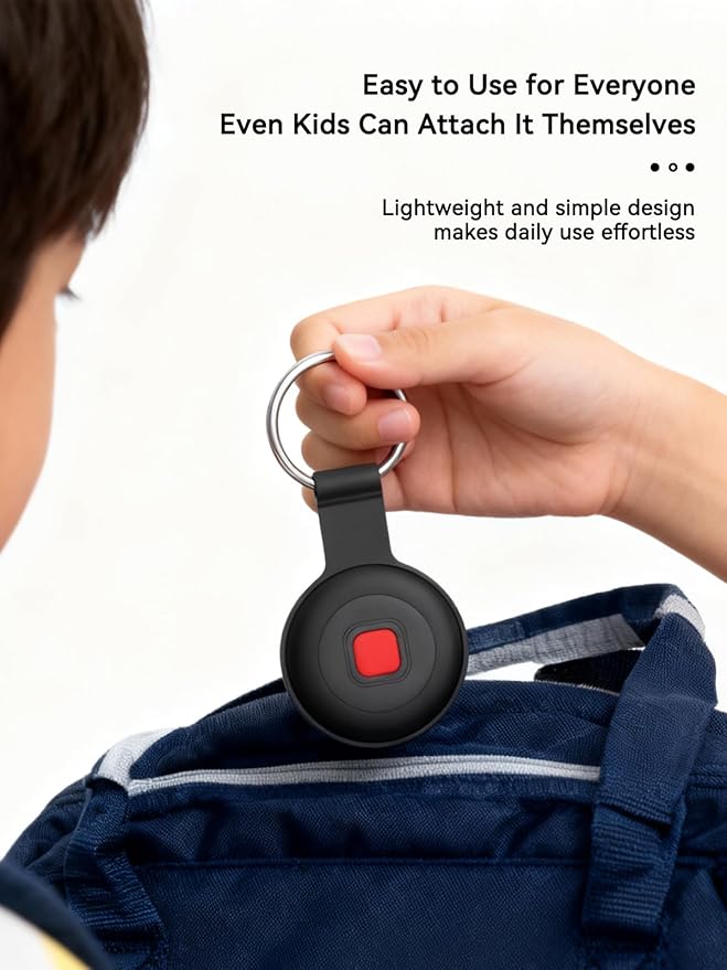 Air Tracker Tags for Android & iPhone, Bluetooth Item Finder Compatible with Apple Find My and Android Find Hub, 4 Pack Anti-Lost Dog/Pet/Key Tracker Tags with IP67 Waterproof Silicone Cases