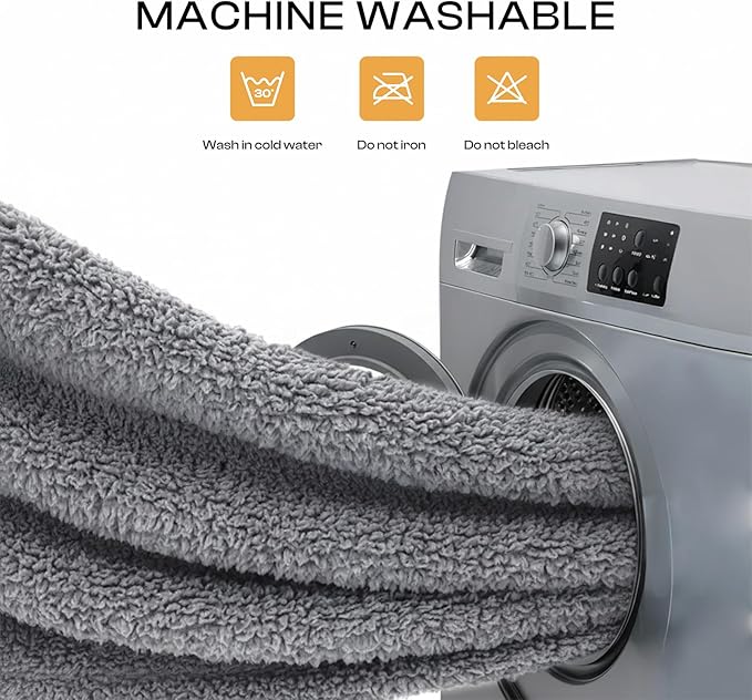 1 Pack 3 Calming Blankets Fluffy Premium Fleece Pet Blanket Soft Sherpa Throw for Dog Puppy Cat Grey Small (23" x16'')