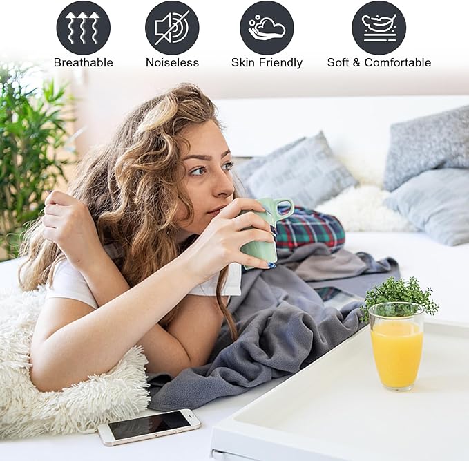 Queen Mattress Protector Waterproof, Fitted Sheet Style Breathable Mattress Cover with Deep Pocket Fits Up to 18'', Noiseless Bed Cover for Kids Adults Pets, Machine Washable (Green, 60'' X 80'')