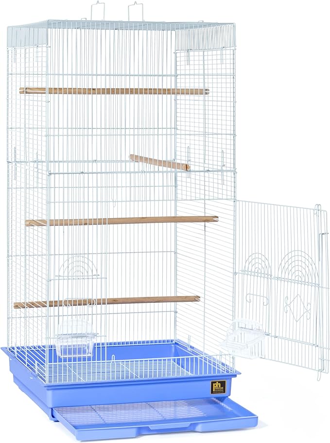 Prevue Pet Products SPECONO1818H-PB Tall Tiel Cage, Periwinkle Blue