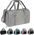 Top tasta Dog Cat Carrier Pet Carriers for Small Medium Large Cats Dogs Carrier Soft Sided Small Puppy Dog Carrier Portable Foldable Airline Approved Dog Cat Travel Carrier Grey Large