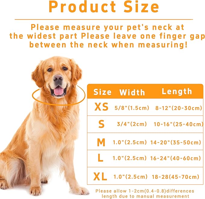 Dog Collar, Classical Indian Spirit Boys Girls Puppy Collar for Small Medium Large Dogs, Adjustable Soft Indian Pet Collar with Safety Buckle for Male Females(Yellow,S)