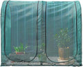 Poray Large Tunnel 73''x37''x61''Plant Netting Cover,5FT Tall Crop Cage Tomato Netting,Pest Guard Cover for Vegetables &Fruits,Durable Gardening Net for Plant and Animal