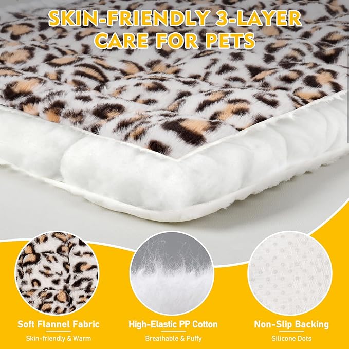 Car Back Seat Mat for Dog 53"x24" Dog Bed for Car Scratch Proof Non Slip Thick Odorless Non Fading Pet Travel Cushion Bed Overlay for Hard Bottom Extender & Cat Rabbit Pet Car Seat Cover Protector
