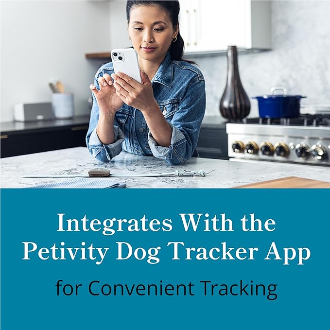 Petivity Smart GPS and Activity Pet Tracker for Dogs Powered by Purina, Waterproof Real Time Tracking GPS Dog Collar, Downloadable App, Subscription Required