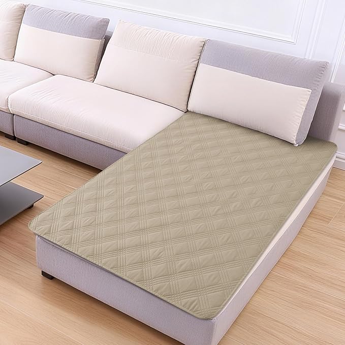 hyha Waterproof Dog Blanket, Reversible Pet Bed Blanket, Soft Sofa Couch Cover for Dogs Washable, Waterproof Pet Couch Covers for Sofa Puppy Cats Furniture Protector(40"x50", Taupe/Beige)