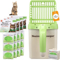 Neater Pet Brands Neater Scooper Standard Cat Litter Scoop, 195 Refill Bags – Mess-Free Cat Litter Scooper with Bag, Spill-Proof Kitty Box Sifter, Bin Doubles as Scoop Holder, For Single-Cat Household