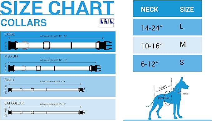 Pets First NFL New York Giants Licensed PET COLLAR, Medium - Heavy-Duty, Strong, and Durable Dog Collar. Available in 31 Football Teams and 4 Sizes