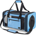 Soft-Sided Pet Carrier for Cats Small Dogs of 15 Lbs Medium Blue
