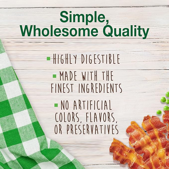 Nylabone Healthy Edibles Natural Dog Chews Long Lasting Bacon Flavor Treats for Dogs, X-Large/Souper (1 Count)